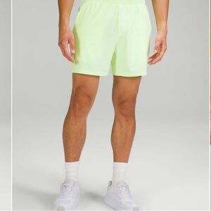 Lululemon Men’s Pace Breaker Shorts Faded Zip 5"